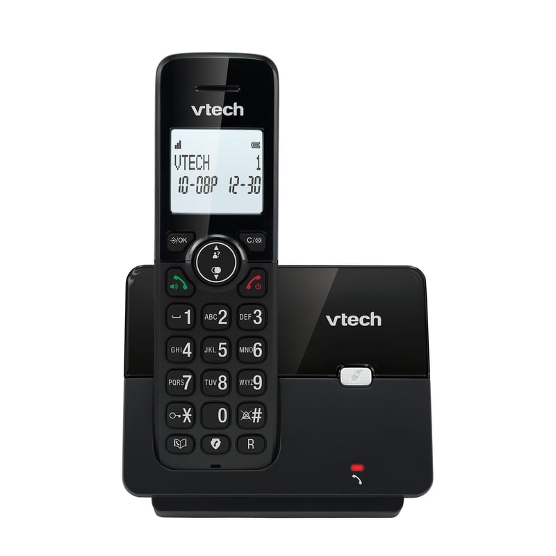Bezdrôtový telefón VTech CS2000 DECT s blokovaním hovorov, dosah 300 m, identifikácia volajúceho, čakajúci hovor, čierny