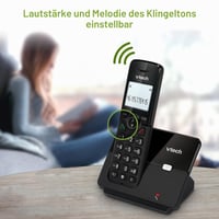 Bezdrôtový telefón VTech CS2000 DECT s blokovaním hovorov, dosah 300 m, identifikácia volajúceho, čakajúci hovor, čierny 3