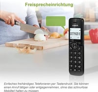VTech CS2000 Vezeték nélküli telefon fekete 5