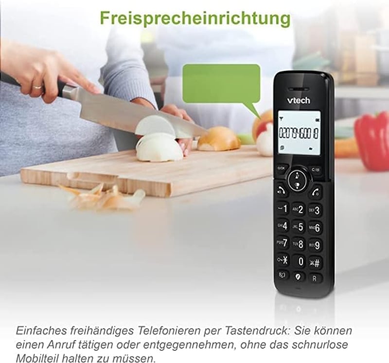 VTech CS2000 Vezeték nélküli telefon fekete