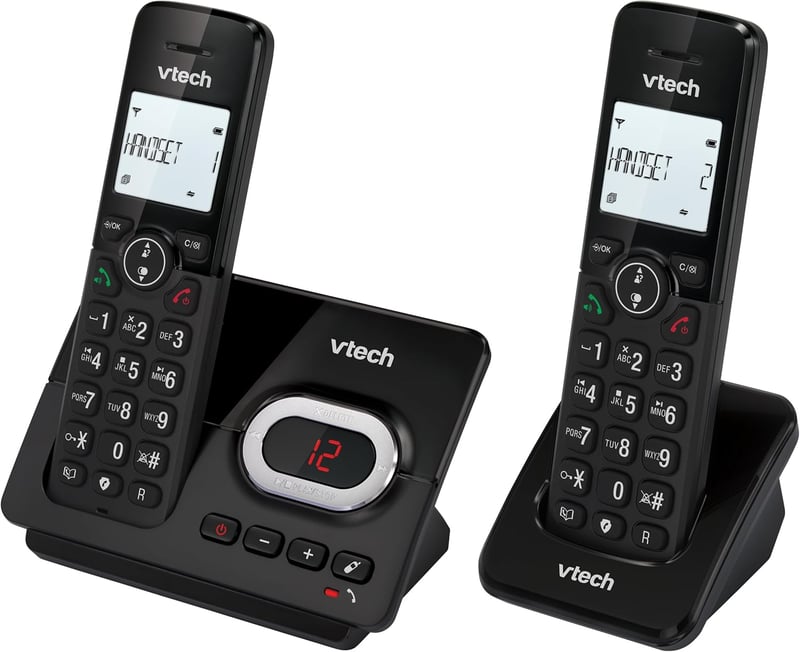 VTech CS2051 Vezeték Nélküli Telefon 2 Kézibeszélővel, Üzenetrögzítő és Hívásszűrő