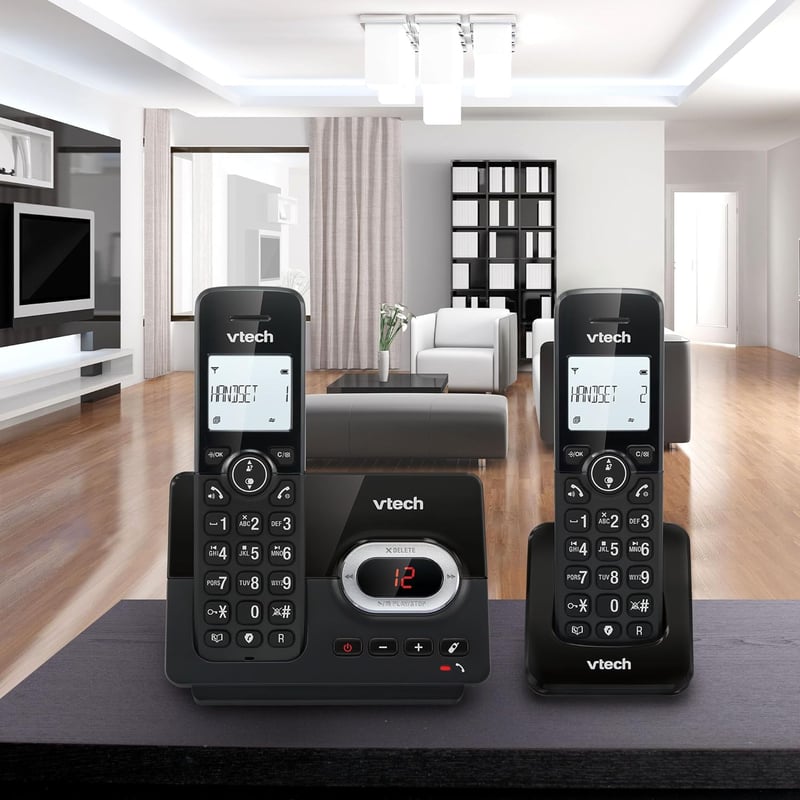 VTech CS2051 Vezeték Nélküli Telefon 2 Kézibeszélővel, Üzenetrögzítő és Hívásszűrő