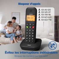Bezdrôtový telefón VTech CS900 DECT – Blokovanie hovorov, identifikácia volajúceho, telefónny zoznam, 13-hodinová výdrž batérie, podsvietenie, hlasitý odposluch 2