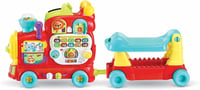 VTech Edo Maxi elektromos vonat kisgyermekeknek - 7 az 1-ben fejlesztő játék, 270+ hang és dallam, piros, 1-3 éveseknek, elemekkel 2