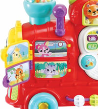 VTech Edo Maxi elektromos vonat kisgyermekeknek - 7 az 1-ben fejlesztő játék, 270+ hang és dallam, piros, 1-3 éveseknek, elemekkel 4