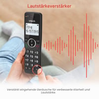 Digitálny bezdrôtový telefón VTech ES2051 s dvojitým záznamníkom a funkciou blokovania nežiaducich hovorov 8