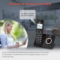 Digitálny bezdrôtový telefón VTech ES2051 s dvojitým záznamníkom a funkciou blokovania nežiaducich hovorov 7