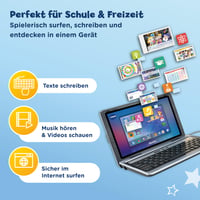 Detský vzdelávací notebook VTech Genio XL – 7-palcová LCD obrazovka, 40 vzdelávacích hier 3