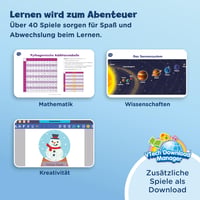 Detský vzdelávací notebook VTech Genio XL – 7-palcová LCD obrazovka, 40 vzdelávacích hier 5