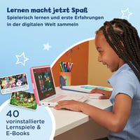 VTech Genio detský vzdelávací notebook XL ružový – 7-palcový LCD displej, 40 vzdelávacích hier pre deti 2