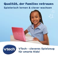 VTech Genio detský vzdelávací notebook XL ružový – 7-palcový LCD displej, 40 vzdelávacích hier pre deti 6