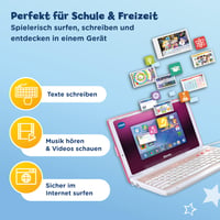 VTech Genio detský vzdelávací notebook XL ružový – 7-palcový LCD displej, 40 vzdelávacích hier pre deti 3