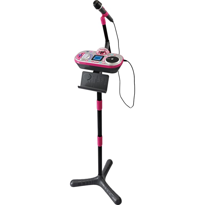 VTech Kidi Super Star DJ Studio Karaoke igračka - Ružičasta glazbena postaja za djecu od 6 do 12 godina, s ugrađenim zvučnicima, s baterijama