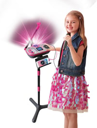VTech Kidi Super Star DJ Studio Karaoke Játék - Rózsaszín Zenei Állomás Gyerekeknek 6-12 Éves Korig, Beépített Hangszórókkal, Elemekkel 7
