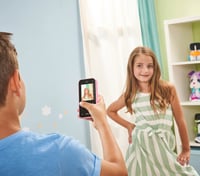Detský digitálny fotoaparát VTech KidiZoom Snap Touch s 5 Mpx duálnym fotoaparátom, ružový 4