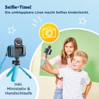 Detská videokamera VTech KidiZoom Video Studio HD s funkciou zeleného plátna – modrá 3
