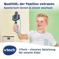 Detská videokamera VTech KidiZoom Video Studio HD s funkciou zeleného plátna – modrá 5