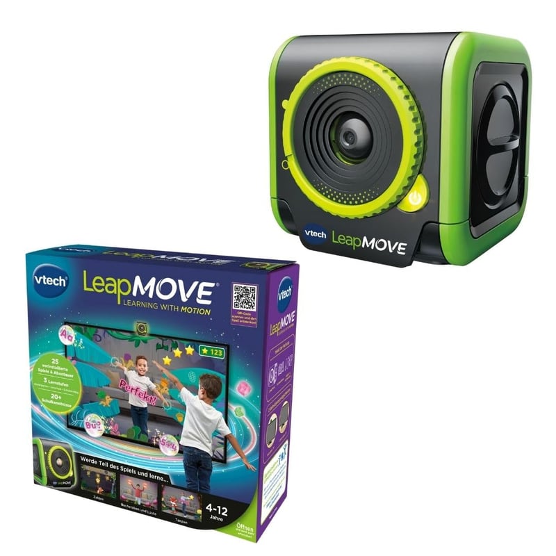 Detská herná konzola VTech LeapMOVE pre deti od 4 do 12 rokov – pohybové hry pre deti