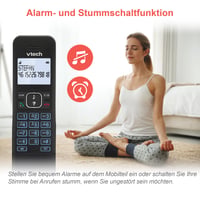Bezdrôtový telefón VTech LS1050 DECT so záznamníkom, blokovaním hovorov, identifikáciou volajúceho, hlasitým odposluchom a podsvieteným displejom 10