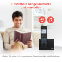 Bezdrôtový telefón VTech LS1050 DECT so záznamníkom, blokovaním hovorov, identifikáciou volajúceho, hlasitým odposluchom a podsvieteným displejom 9