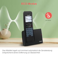 Bezdrôtový telefón VTech LS1050 DECT so záznamníkom, blokovaním hovorov, identifikáciou volajúceho, hlasitým odposluchom a podsvieteným displejom 8