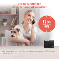 Bezdrôtový telefón VTech LS1050 DECT so záznamníkom, blokovaním hovorov, identifikáciou volajúceho, hlasitým odposluchom a podsvieteným displejom 7