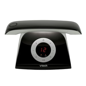 VTech LS1350 bežični DECT telefon retro dizajna s digitalnom telefonskom sekretaricom, blokiranjem poziva, zvučnikom i osvijetljenim zaslonom