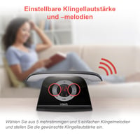 VTech LS1350 Retro Design DECT Vezeték Nélküli Telefon Digitális Üzenetrögzítővel, Hívásblokkolással, Kihangosítóval és Háttérvilágított Kijelzővel 7