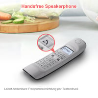 VTech LS1350 Retro Design DECT Vezeték Nélküli Telefon Digitális Üzenetrögzítővel, Hívásblokkolással, Kihangosítóval és Háttérvilágított Kijelzővel 2