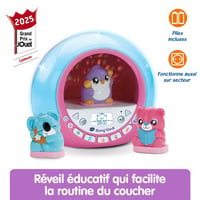 Ceas deșteptător cu povești VTech Story'Clock pentru copii – Roz 2