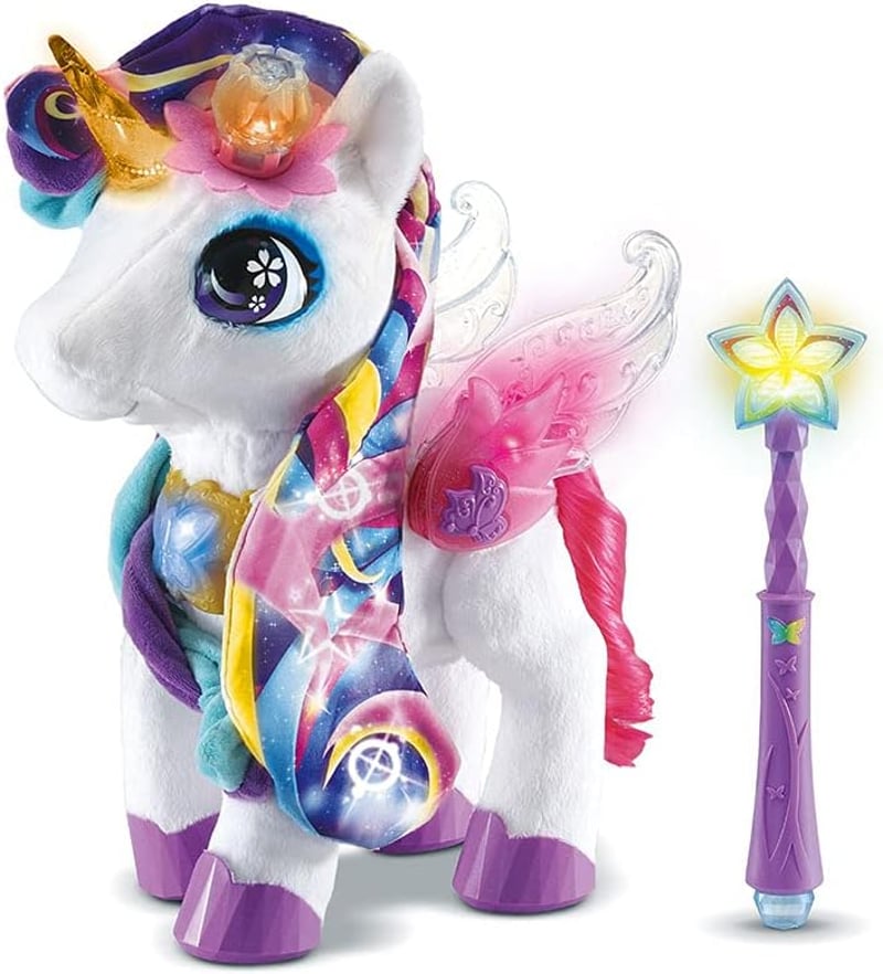 VTech Styla Ma Licorne interaktív plüss unikornis játék - 4 éves kortól