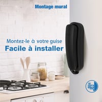 Káblový telefón VTech Trimstyle CD1100-B – ovládanie hlasitosti, opätovné vytáčanie posledného čísla, kompatibilný s načúvacími prístrojmi, čierny, veľkoobchodná cena 7