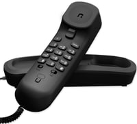 Káblový telefón VTech Trimstyle CD1100-B – ovládanie hlasitosti, opätovné vytáčanie posledného čísla, kompatibilný s načúvacími prístrojmi, čierny, veľkoobchodná cena 1