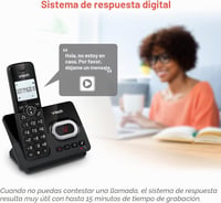 VTech CS2050 vezeték nélküli telefon válaszolóval, hívásblokkolással, Eco+ móddal - fekete 4