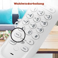VTech CD1200 vezetékes telefon gyorshívással és hangerőszabályzóval - fehér 8