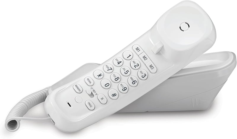 VTech CD1200 vezetékes telefon gyorshívással és hangerőszabályzóval - fehér