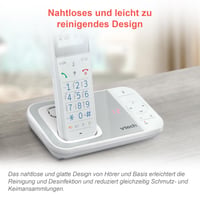 Bezdrôtový telefón VTech XS1051 DECT s 2 slúchadlami, záznamníkom, blokovaním hovorov, hlasitým odposluchom a zosilňovačom hlasitosti 4