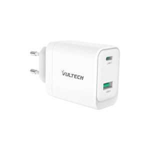 Vultech CC45-1C1A 45W GaN univerzalni punjač USB + USB-C PD3.0 QC3.0 PPS za iPhone, Samsung, Xiaomi, Oppo, Google Pixel, Realme, tablete i prijenosna računala