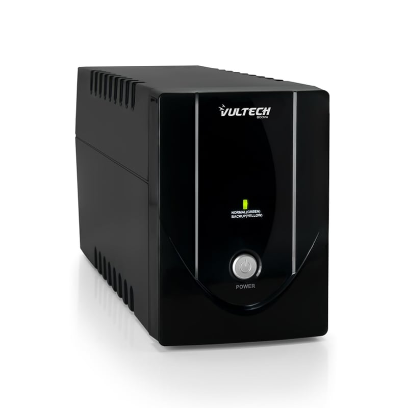 Záložný zdroj Vultech UPS800VA-LITE Lite Series 800VA 440W, 2x Bipasso/Schuko + 1x IEC13, ochrana proti preťaženiu, ochrana pri výpadku prúdu