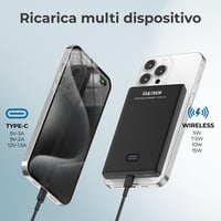 Magnetická powerbanka Vultech VPB-MG5 MagSafe 5000 mAh, rýchlonabíjanie PD 20W, pre iPhone 17/16/15/14/13/12 8