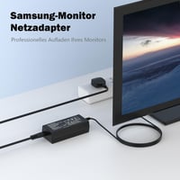Napájací adaptér VUOHOEG 14V pre monitor Samsung 6,5 x 4,4 mm – U28E590D S22D300HY C27F390FHU S27D390H S24D390HL C24F396FHU S22C300H Sync 2