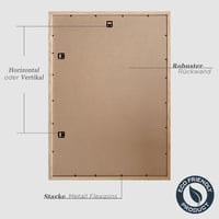 Set 3 Rame Foto VUVUZELA 50x70 cm, MDF, Stejar Natural 3