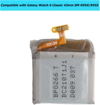 Acumulator de schimb Vvsialeek compatibil cu Galaxy Watch 6 Classic 43 mm SM-R950 R955, cu set de montaj inclus 4