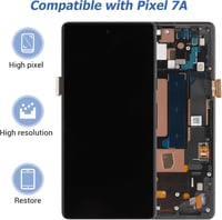 Vvsialeek Google Pixel 7A LCD kijelző csere érintőképernyő szerszámkészlettel 3