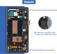 Vvsialeek Google Pixel 7A LCD kijelző csere érintőképernyő szerszámkészlettel 5