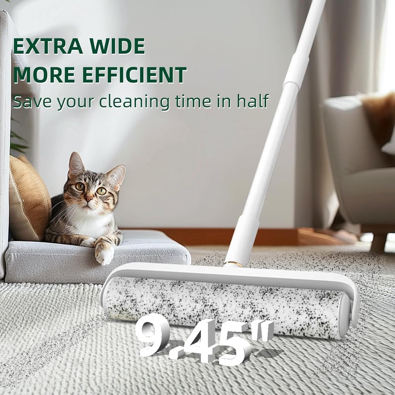 VweRerk Extra erős szőreltávolító roller 400 lapos utántöltővel, fehér
