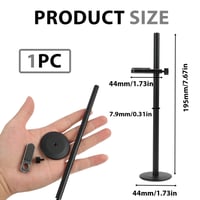 Suport placă grafică GPU Vxiwscy, aluminiu aeronautic negru, susținere placă video pentru diverse carcase PC, instalare ușoară, stabilitate sporită 2