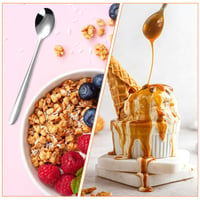 Set 36 lingurițe pentru desert Vylro, 14 cm, linguri mici din oțel inoxidabil 5