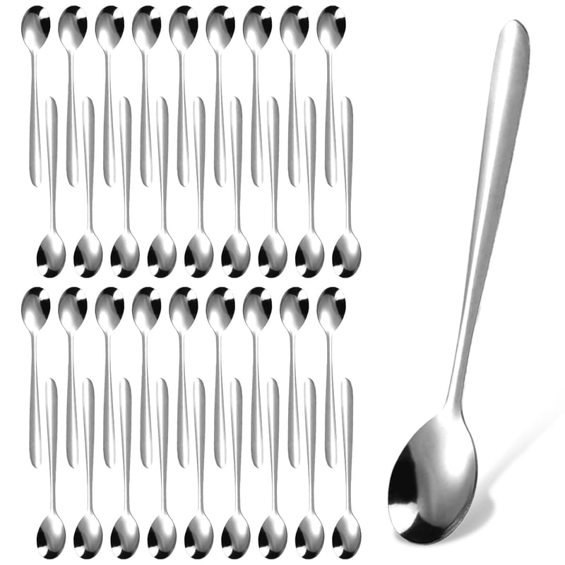 Set 36 lingurițe pentru desert Vylro, 14 cm, linguri mici din oțel inoxidabil