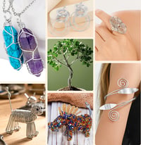 Sârmă artizanală din aluminiu VynyQoo 2 mm, argintie, 33 m, sârmă maleabilă și flexibilă pentru bijuterii, sculpturi DIY, modelaj, aranjamente florale și împletituri din sârmă 7